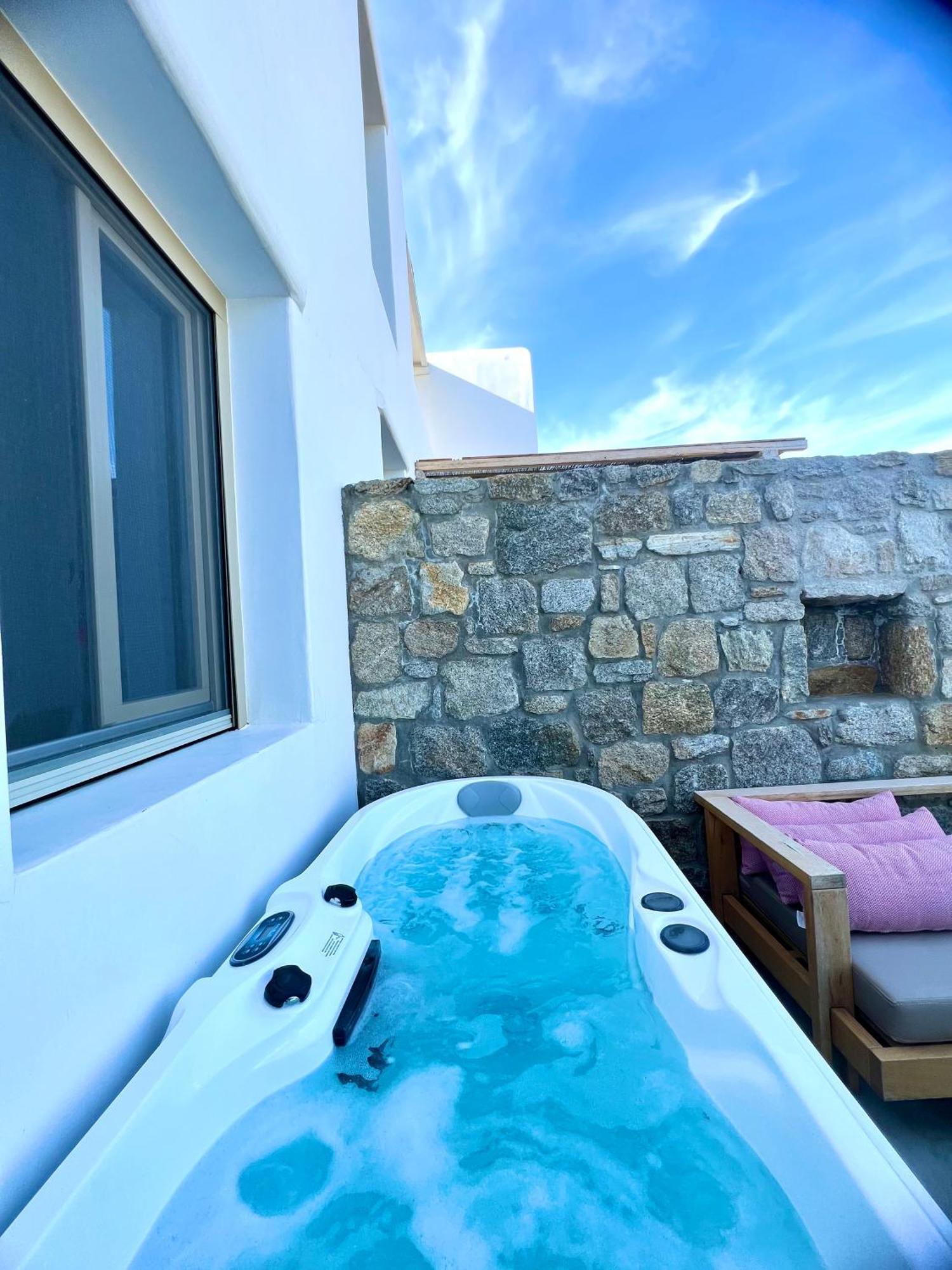 Due Mari Mykonos Hotell Agios Ioannis Diakoftis Eksteriør bilde